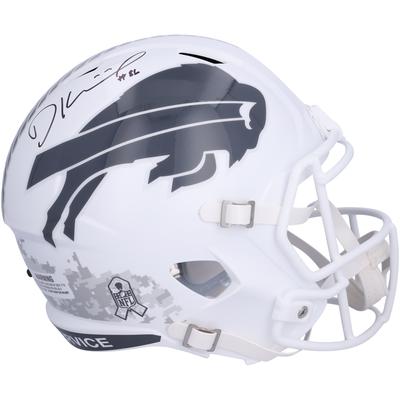 Dalton Kincaid Buffalo Bills signierter 2024 Salute to Service Speed Replica-Helm Image