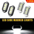 6 LED Luce targa auto 12V 24V per SUV Camion Rimorchio Van Lampada laterale bianca Lampadine Prodotti per auto Luci targa