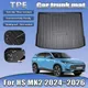 Tappetino per bagagliaio posteriore per auto per MG HS MK2 2024 2025 2026 Roewe D5X D5X ERX5 MK3 materiale TPE impermeabile tappetino in gomma tappeto accessori auto