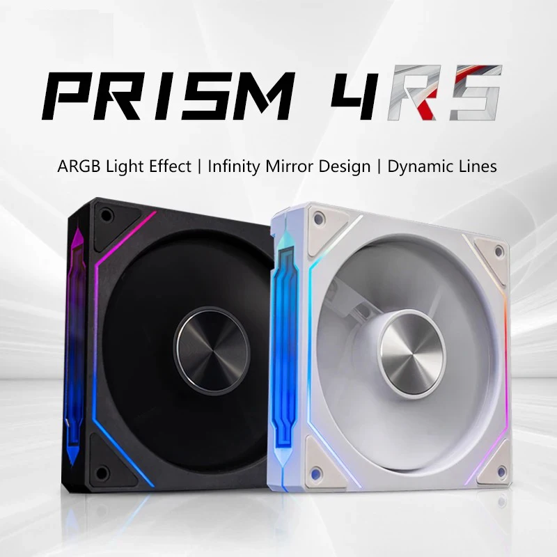 PRISM 4 RS Computergehäuselüfter 12 cm ARGB 4-poliger leiser Lüfter 12 V großes Luftvolumen 800–1600 U/min Image