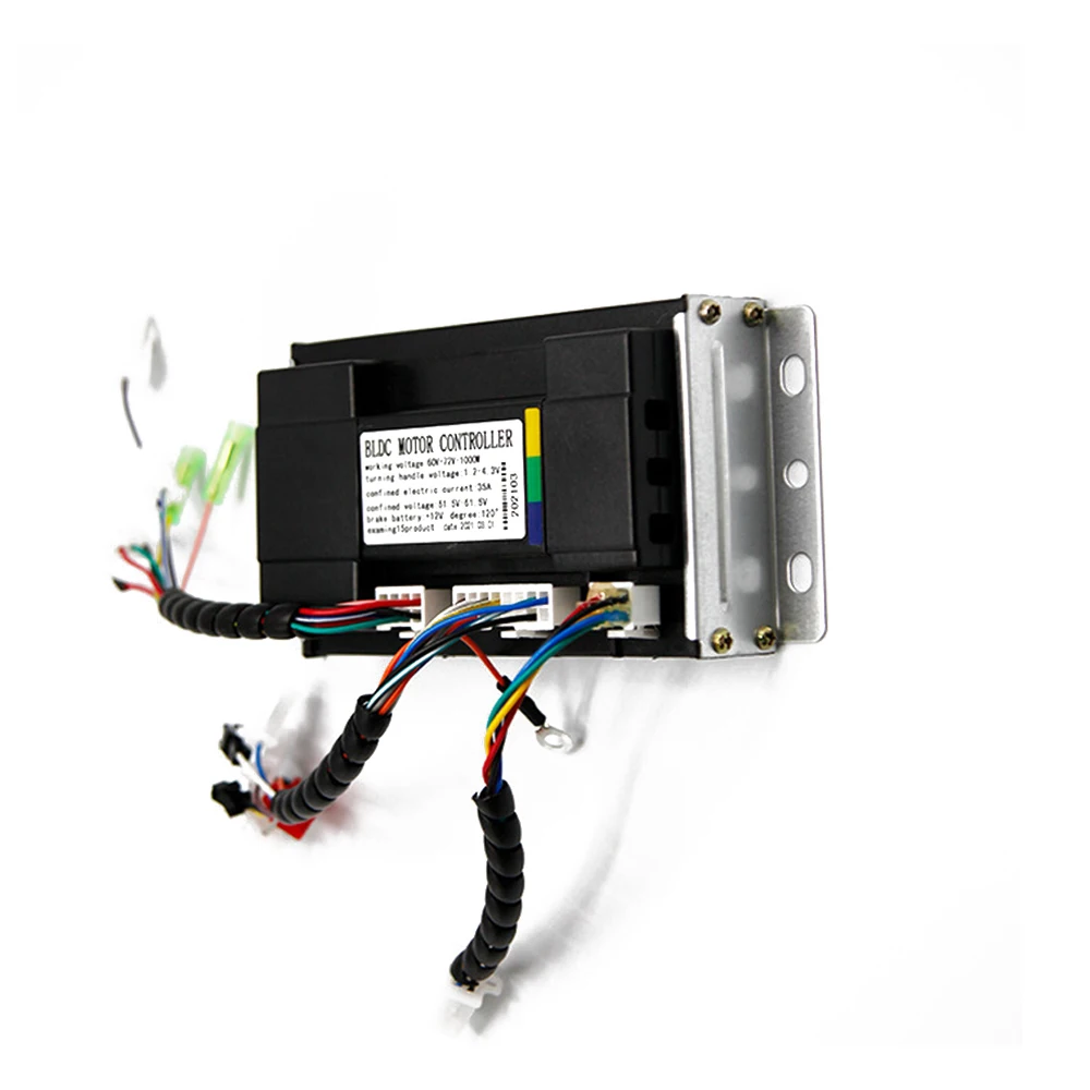Bürstenloser FOC-Motor-Controller, 48 V, 60 V, 72 V, 1200 W, Sinuswelle, Elektro-Fahrzeug-Motor-Controller, DC-Elektrofahrrad-Motortreiber Image