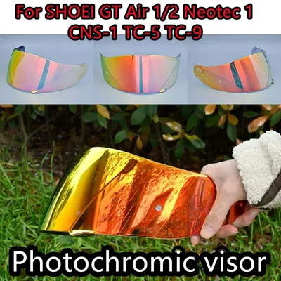 Photochromic Visor for SHOEI GT Air 1 2 Neotec CNS-1 TC-5 TC-9 Helmet Shield Uv Cut Casco Moto Face Shield Visera Windshield