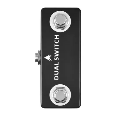MOSKY DUAL SWITCH Gitarre Effekt Pedal Dual Fußschalter Fuß Schalter PURE BUFFER Gitarre Pedale Voll Metall Shell Gitarre Zubehör