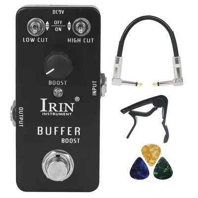 RS-21 Elektrische Gitarre Effekt Puffer Boost Effekt Pedal True Bypass Mini Einzel Gitarre Pedal Gitarre Zubehör & Teile