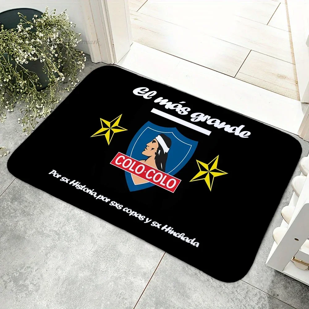 1pc soziale y deportivo colo-colo Boden matte Boden matte rutsch feste Küche Schlafzimmer hand gefertigte getuftete Teppich Teppich Wohnzimmer Image