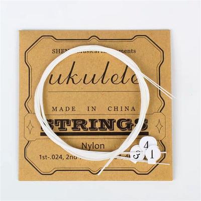 TEMU 4pcs/set Nylon Strings Universal Ukulele String For 21in 23in 26in Ukuleles Musical Instruments And Equipment