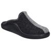 Pantoffel JOSEF SEIBEL "Monaco 62", Damen, Gr. 40, grau (hellgrau, dunkelgrau), Textil, casual, Schuhe, Hausschuh, Slipper mit Ziernähte