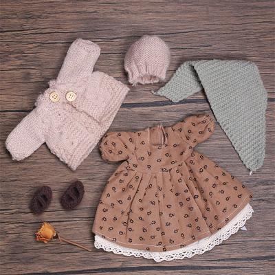 Handmade Waldorf Doll Clothes Set for 12 inch Doll Handmade Muppet Doll for Christmas Gifts