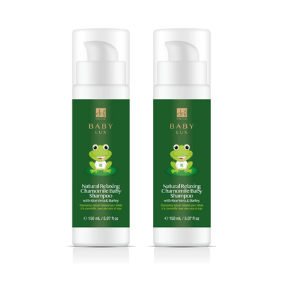 Dr. Botanicals Baby Lux Natürliche entspannende Kamille Baby Shampoo 150ml Twin Value Savings Pack