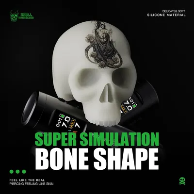 Dragonhawk Tattoo Silicone Skull Tattoo Sil Icone Practice Supplies Makeup DIY Accessories