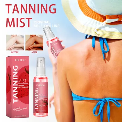 Natural Self Tanning Spray Solarium Self-Tanning Body And Face Fake Tan Solar Bronzer Self Tanner