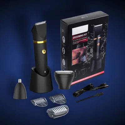 Electric Hair Trimmer Three in One for Bikini Clippers Whole Body Ball Shaver Clipper Grooming Kit