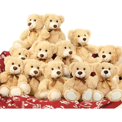 MorisMos 12 Pack Teddy Bears in Bulk 14 inch Teddy Bears for Kids Small Stuffed Animals Bulk