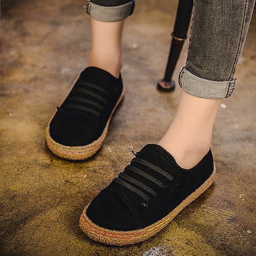 Damen Slipper aus braunem Wildleder – bequeme Freizeit-Sneaker mit elastischen Riemen für Alltag und Outdoor-Aktivitäten Image