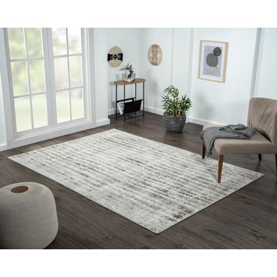 Teppich "My Soul", beige (creme, hellgrau, weiß), B:160cm H:8mm L:230cm, Polyester, MYFLAIR MÖBEL & ACCESSOIRES, Teppiche, Kurzflor, Scandi-Design, besonders weich durch Microfaser Image