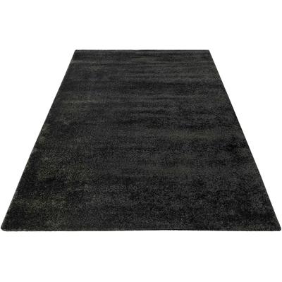 Teppich ESPRIT "California ESP-22937" Gr. 6, grau (anthrazit), B:200cm H:18mm L:290cm, Kunstfaser, Teppiche, sehr weicher dichter Flor, Wohnzimmer, Schlafzimmer, Esszimmer, uni Image