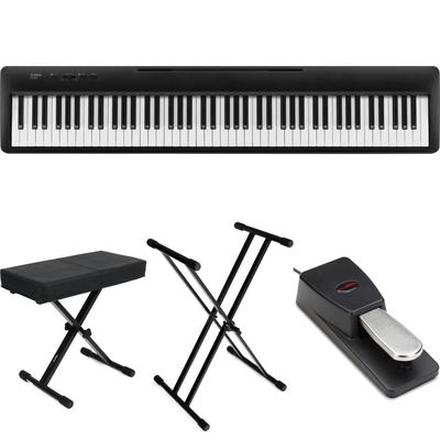Kawai ES60 88-key Digital Piano Essentials Bundle - Black