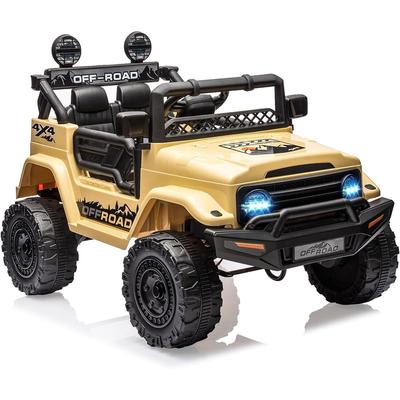 12V Ride-On Truck Car for Kids, 4-Wheel Suspension