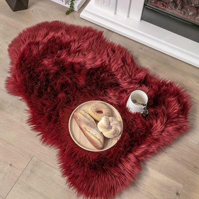 TEMU Ashler Faux Fur Rug, Fluffy Shaggy Area Rug Sheepskin Fur Rug, Fuzzy Machine Washable Shag Rug, Nursery Decor Throw Rugs For Bedroom, 2 X 3 Feet