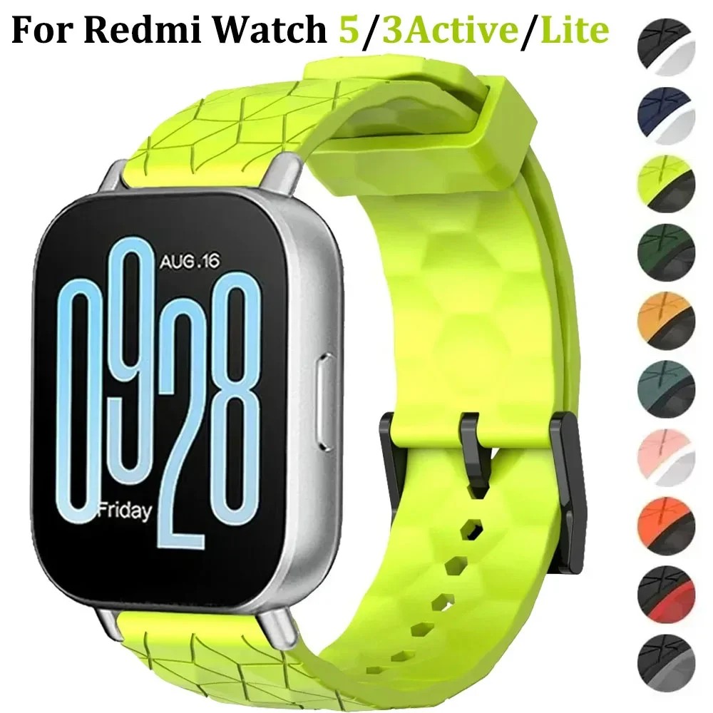 22 mm Silikonarmband für Redmi Watch 5 Active 5 Lite Smart Watch Band für Xiaomi Redmi Watch 3 Active 3 Lite Armband Armband Image
