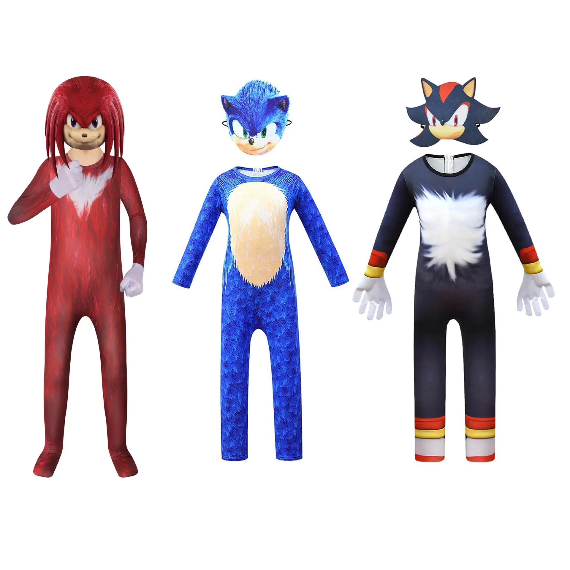 Anime die Sonic Kid Serie Cosplay Charaktere Halloween Cartoon Kinder Kostüme Bühnen performance Live Cosplay Kostüme Image