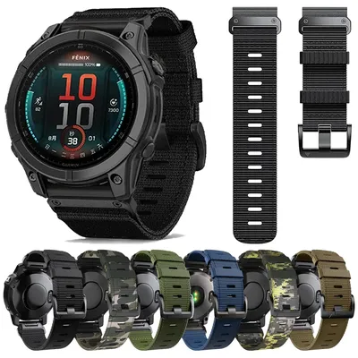 Für Garmin Fenix 8 E Sport geflochtenes Uhrenarmband für Fenix 8 AMOLED 47 mm 51 mm/Enduro 3 Image