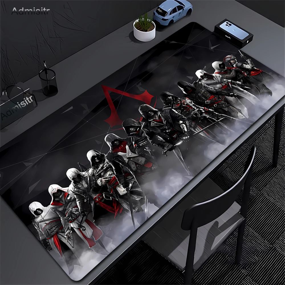 Pc Gamer Assassin S Creed Computertisch Xxl Mauspad Gaming Zubehör Schreibtischmatte Tastatur Mousepad Schrank Groß 900x400 Image
