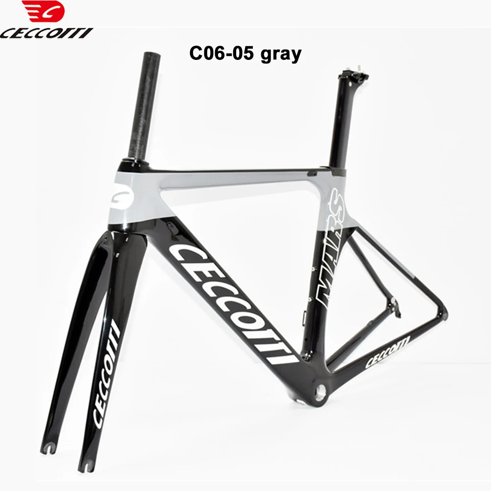 CECCOTTI RF06 Modell Aero Carbon Rennradrahmen mit 2 Jahren Garantie Fahrradrahmen Image