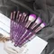 10PCS Glitter Shinng Kristall Make-Up Pinsel Set Kosmetik Schönheit Pulver Pinsel Concealer Lidschatten Komplette Make-Up Kit Werkzeug Frauen