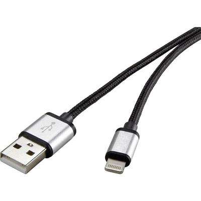 Apple Lightning Anschlusskabel für Apple iPod/iPad/iPhone 3 m - Renkforce Image