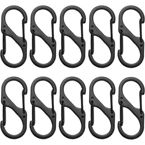 Karabiner, kleiner Karabiner, 30 Stück Mini-Karabiner, S-Karabiner,