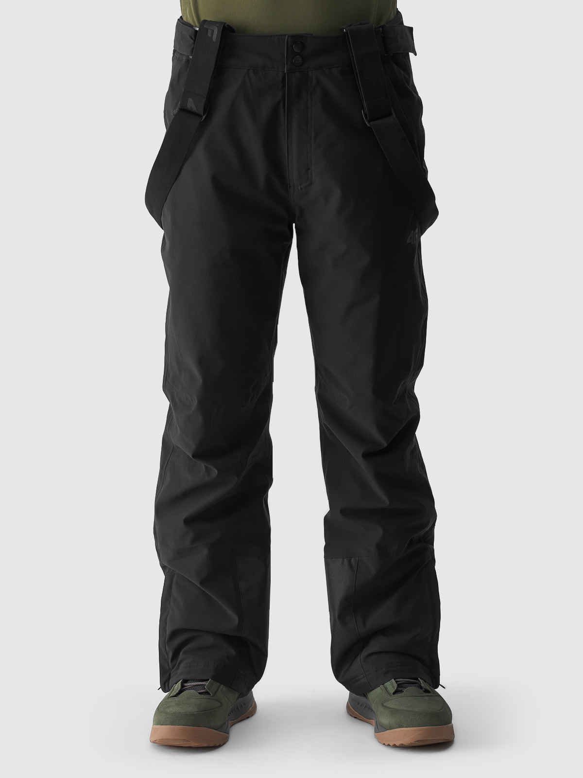 Skihose 4F "TROUSERS FNK", Herren, Gr. XL, N-Gr, schwarz, Web, Obermaterial: 100% Polyester. Futter: 100% Polyester. Wattierung: 100% Polyester, unifarben, Hosen Image