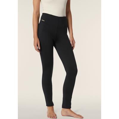 Leggings FREDDY "NOW SKINNY YOGA WINTER", Damen, Gr. XS, N-Gr, schwarz, Web, Obermaterial: 78% Polyester, 22% Elasthan, glänzend, casual, figurbetont, Hosen, mit Lifting & Shaping Effekt Image
