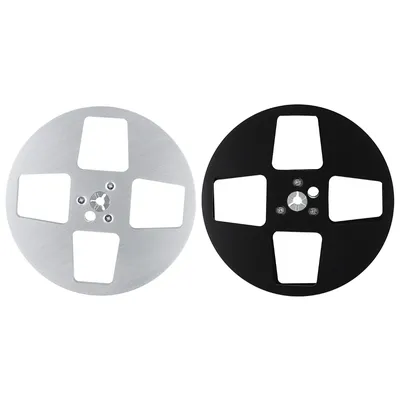 7 Inch Empty Disc Opening Machine Part Open Reel Audio Tape Take Up Reel Metal Empty Tape Reel for