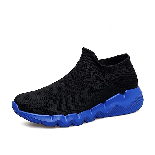 Rote Flyknit-Sneaker für Herren, leichte und atmungsaktive, stylische Freizeitschuhe für den Alltag, Outdoor-Aktivitäten und Sport Image
