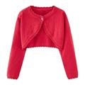 XFYSSS Casual Fashion Girls Cute Solid Color Thin Cut Breathable Long Sleeved Single Buckle Cardigan Coat Girl Knitting Cotton Coat