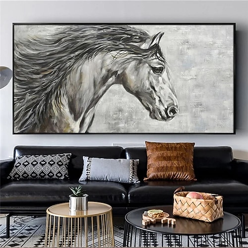 cavallo dipinto a olio dipinto a mano astratto animale dipinto a olio su tela moderno dipinto a olio cavallo animale dipinto a mano grande animale dipinto arte murale dipinti per la decorazione della
