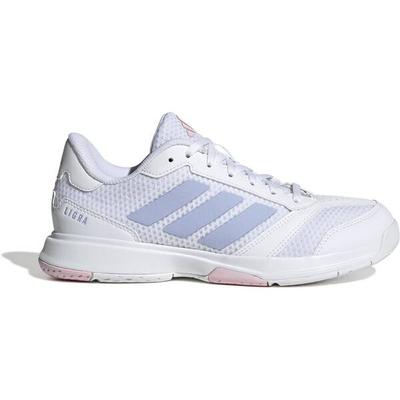 ADIDAS Damen Handballschuhe Ligra 8 Indoor, Größe 38 ⅔ in FTWWHT/VIOTON/CLPINK