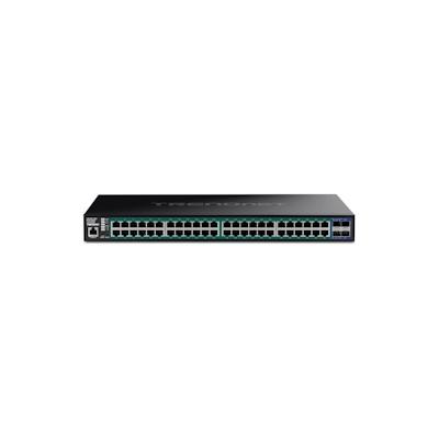 TRENDnet TPE-3524SF 52 Port PoE+ Switch, Gigabit Web Smart 740W 10G SFP+ Slots Image