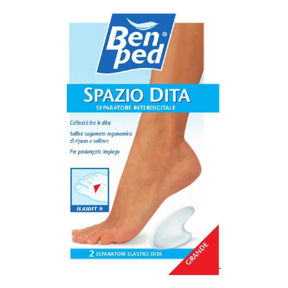 Benped Spazio Dita Separatore Interdigitale Misura Grande 2 pz punta d