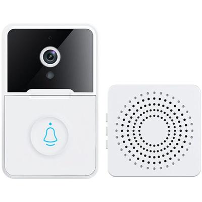 Jusch - X3pro Kabellose Video-Türklingel, Smart, Audio-Mikrofon, Weiß Image