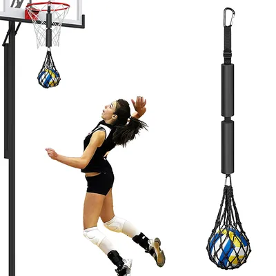 Volleyball Training Equipment Adjustable Serve Belt Assisted Practice Trainer Bouncing Training Rope