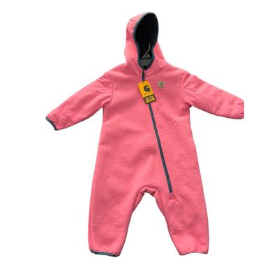 Carhartt Jackets & Coats | Carhartt Baby Snowsuit 12m Pink Sherpa Canvas Nwt | Color: Pink | Size: 12mb