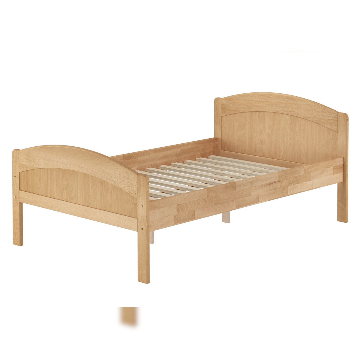 Erst-Holz Überlanges Seniorenbett in zeitlosem Stil Buche natur 120x220 Zubehör wählbar V-60.75-12-220 Rollrost inkl. Image