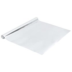 vidaXL Selbstklebende Möbelfolie Hochglanz-Silbern 500x90 cm PVC Image