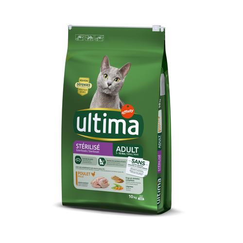 2x3kg Sterilized Huhn & Gerste Ultima Katzenfutter Trocken zum Sonderpreis!