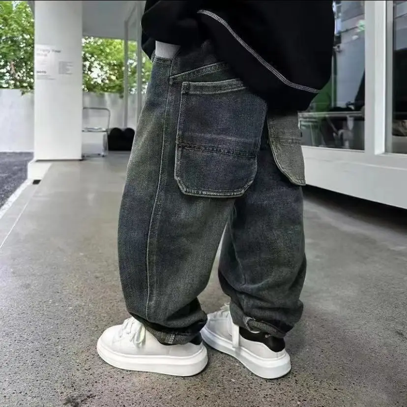 Baby Jeans Jeans Frühling und Herbst neue Kinder koreanische Ausgabe Mode Hosen Kinder Freizeit hose