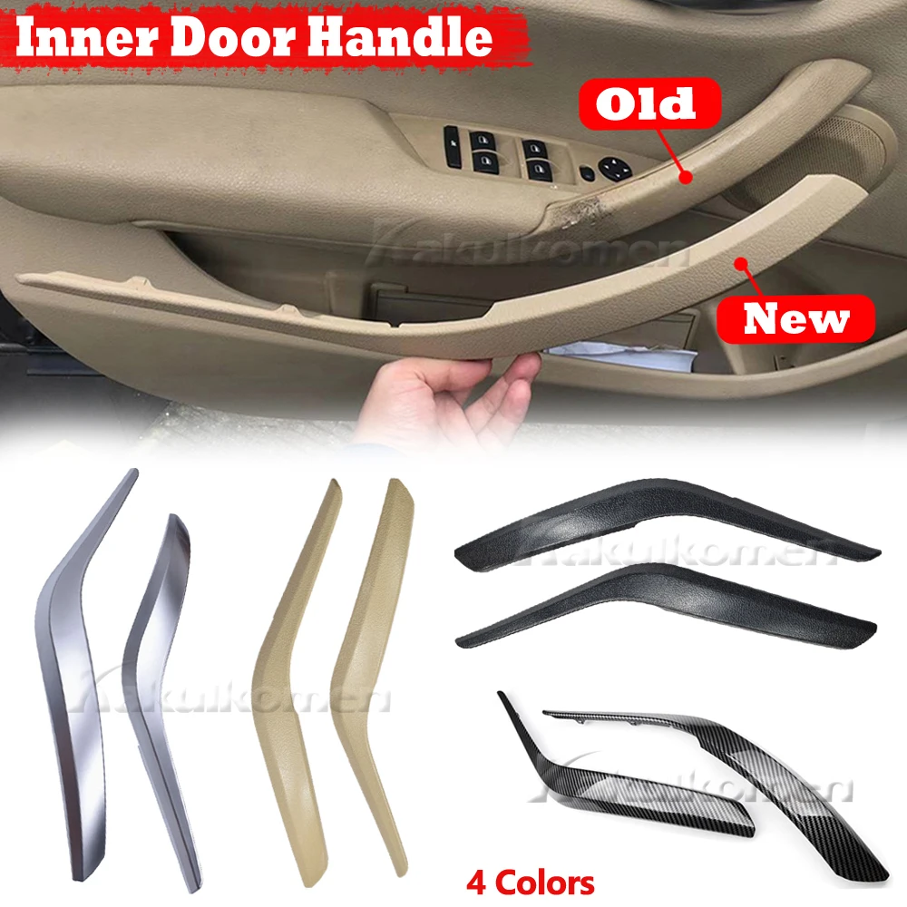1pc sinistra destra maniglie per porte interne per auto per BMW x1 E84 10-16 porte interne pannello maniglia Bar Pull Trim Cover anteriore posteriore
