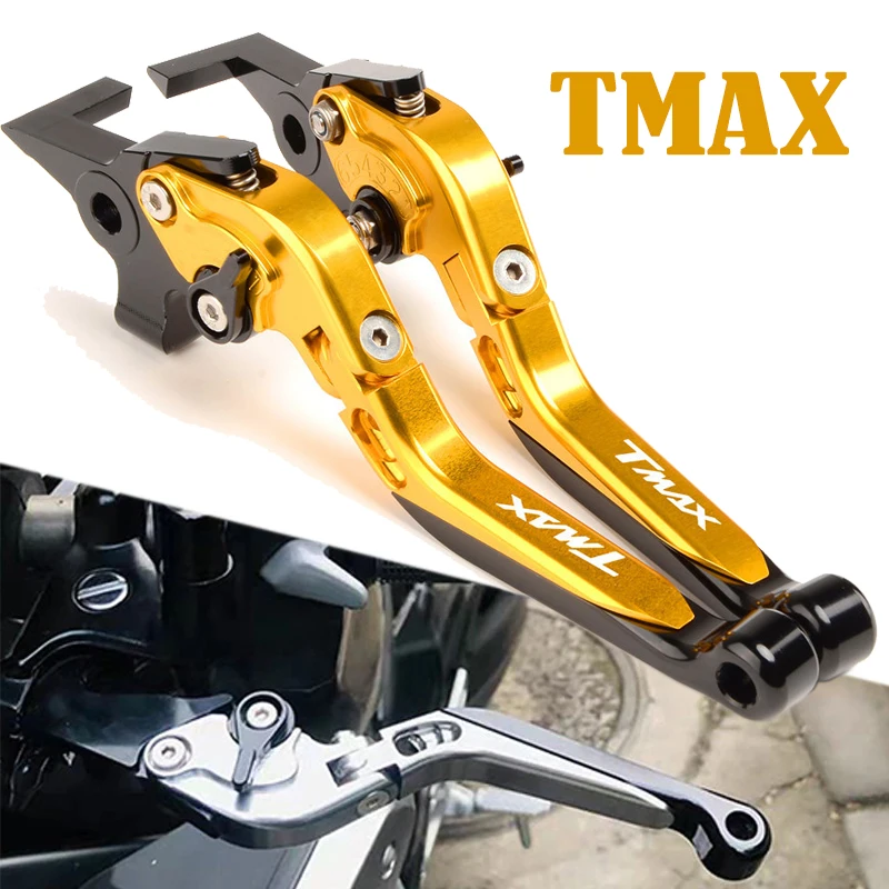 Pour YAMAHA TMAX 530 560 Tmax560 TMAX530 SX DX 2012-2025 2024 2023 moto CNC leviers de frein d'embrayage en aluminium Tech Max Tmax 560