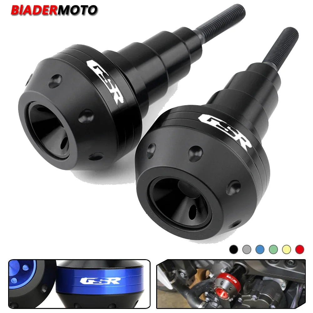 Für Suzuki GSR400 GSR600 GSR750 GSR750 Motorrad Absturzsicherung Rahmen Slider Verkleidung Schutz Crash Pad Schutz Mit Logo Image